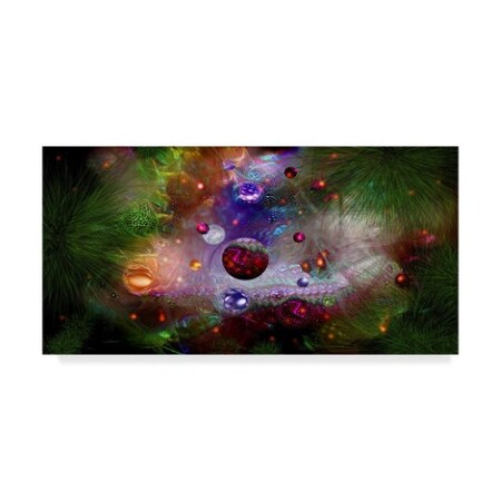 RUNA 'Christmas Time 3' Canvas Art,24x47 -  TRADEMARK FINE ART, ALI21657-C2447GG